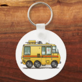 GMCモーターホームRVキーチェーン キーホルダー (正面)