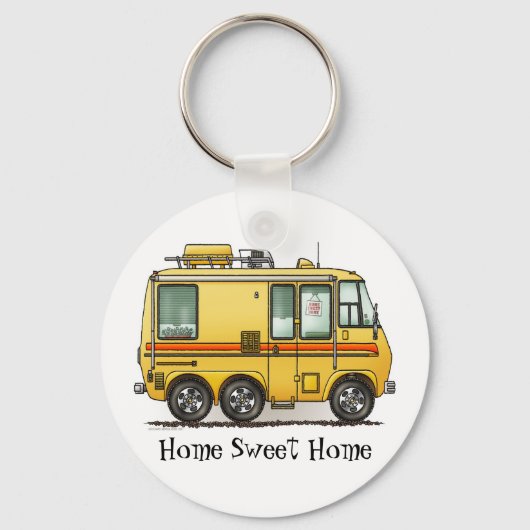 GMCモーターホームRVキーチェーンHSH キーホルダー (正面)