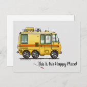 GMCモーターホームRVキーチェーンI Love ポストカード (正面/裏面)