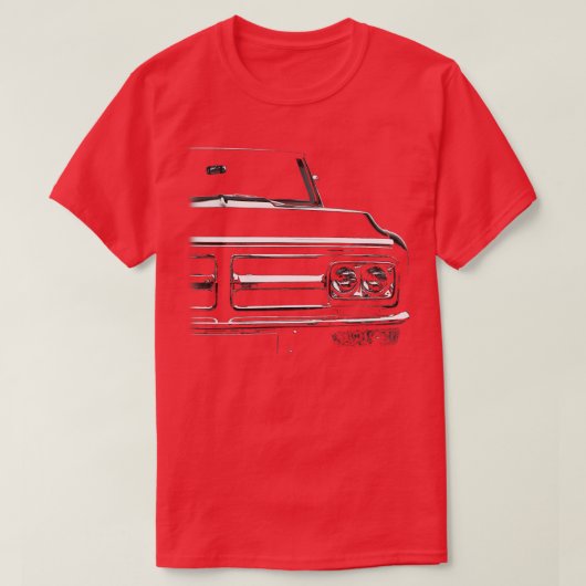 gmc gmcトラック1972 tシャツ (デザイン正面)