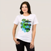 GMOかどうかを知る権利があります トライブレンドTシャツ (正面全面)