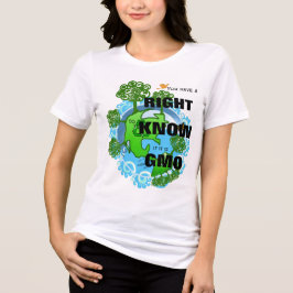 GMOかどうかを知る権利があります トライブレンドＴシャツ