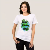 GMOと知る権利もしがある トライブレンドＴシャツ (正面全面)
