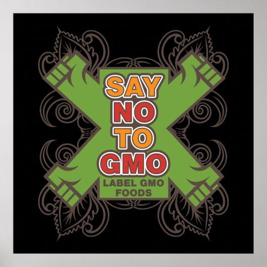 GMOにノーと言う ポスター (正面)