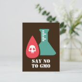 GMOにノーと言う ポストカード (スタンド正面)