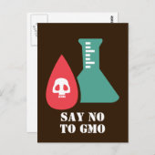 GMOにノーと言う ポストカード (正面/裏面)