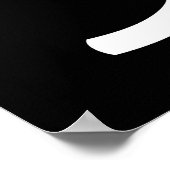 GMOのライブとヘルシー食べブラックなし ポスター (角)