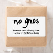 GMOのラベル付け法なしホワイトステッカー ラベル (インサイチュ)