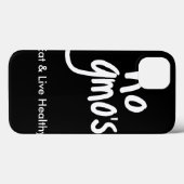 「GMOの健康な食べ白黒プロモーションなし Case-Mate iPhoneケース (裏面 (横))