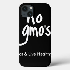 GMOの健康な食べ白黒プロモーションなし iPhone 13ケース