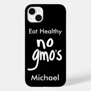 GMOの正常な食べ白黒名なしパーソナライズされた Case-Mate iPhone 14 PLUSケース