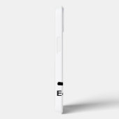 「GMOの生きている健康食べな白黒のプロモーションなし Case-Mate iPhoneケース (裏面 / 右)