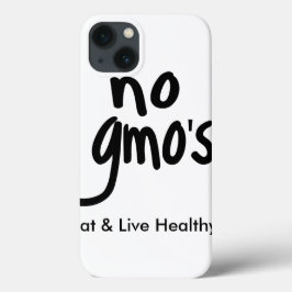 「GMOの生きている健康食べな白黒のプロモーションなし iPhone 13ケース