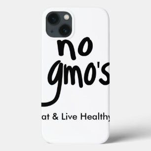 「GMOの生きている健康食べな白黒のプロモーションなし iPhone 13ケース
