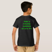 GMOの自由な伯爵の家庭菜園 Tシャツ (裏面フル)