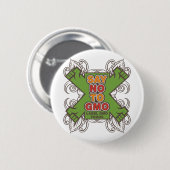 GMOを拒否して下さい 缶バッジ (正面&裏面)