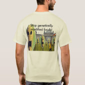 GMOフリーゾーン(オーガニック) Tシャツ (裏面)
