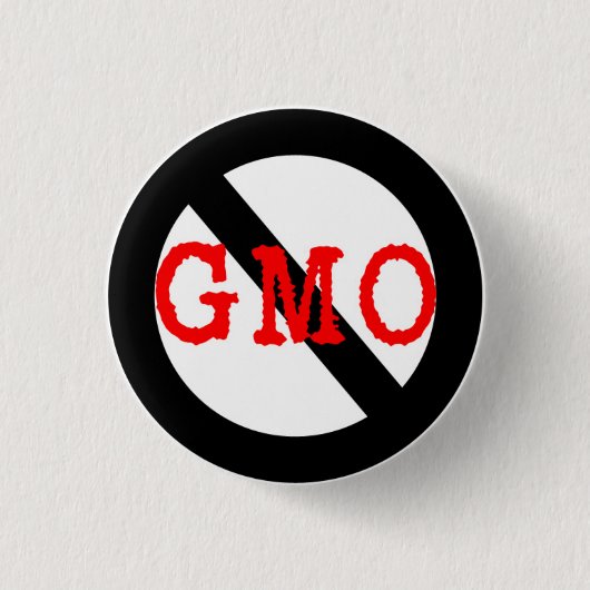 GMO無し 缶バッジ (正面)