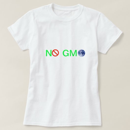 GMO無し Tシャツ (デザイン正面)
