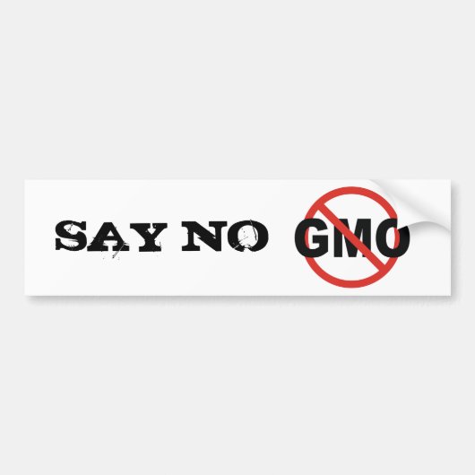 GMO バンパーステッカー (正面)