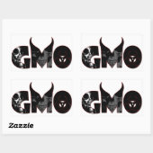 GMO 長方形シール (シート)