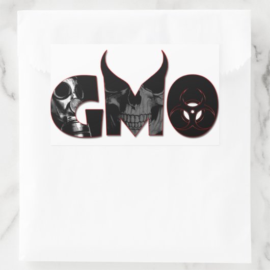GMO 長方形シール (バッグ)
