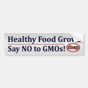 GMO'Sを拒否して下さい バンパーステッカー