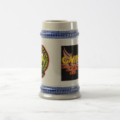 GMPSのスカルの球のロゴのマグ ビールジョッキ (中央)