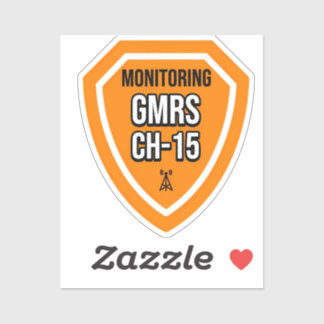 GMRSチャネル15の監視 シール