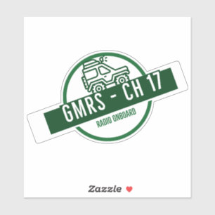 GMRSチャンネル17 シール