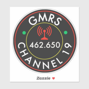 GMRSチャンネル19 シール