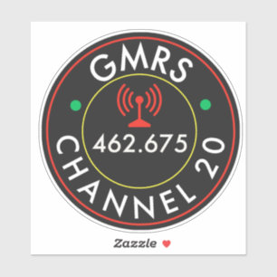 GMRSチャンネル20 シール