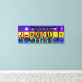 GMT 24ヘッズプロジェクポップ・アートのトフレサイケデリックーム2 C キャンバスプリント (インサイチュ (ウッドフロア))