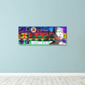 GMT 24 HプロジェクトベートーベンサイケデリックフレームC キャンバスプリント (インサイチュ (ウッドフロア))