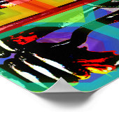 GMT 24 HプロジェクトベートーベンサイケデリックフレームP ポスター (角)