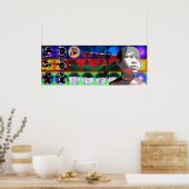 GMT 24 HプロジェクトベートーベンサイケデリックフレームP ポスター (キッチン)