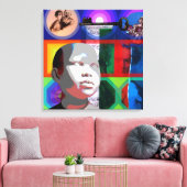 GMT 24 HプロジェクトベートーベンサイケデリックフレームS C キャンバスプリント (インサイチュ (リビング))