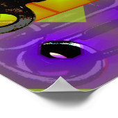 GMT 24 Hプロジェクト鍵ベートーヴェンポップ・アートのフレームポスター ポスター (角)