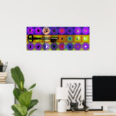 GMT 24 Hプロジェクト鍵ベートーヴェンポップ・アートのフレームポスター ポスター (ホームオフィス)