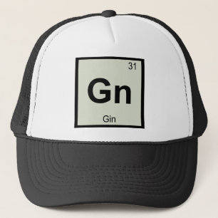 Gn - Gin Chemistry周期表記号 キャップ