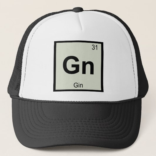 Gn - Gin Chemistry周期表記号 キャップ (正面)
