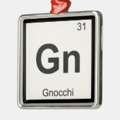 Gn - Gnocchi Chemistry周期表記号 メタルオーナメント (左)