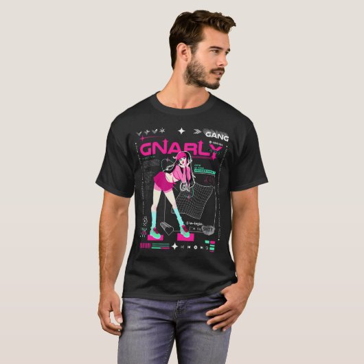 Gnarly - Katseye Tシャツ (正面フル)