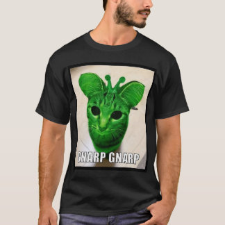 Gnarpエイリアン猫のミーム Tシャツ