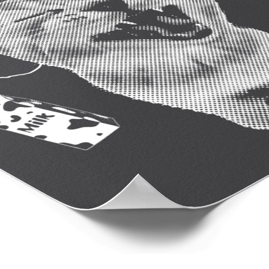 Gnarp Cat Silly Alien Cat Meme Brainrot Funny Meme ポスター (角)