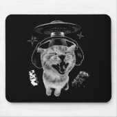 Gnarp Cat Silly Alien Cat Meme Brainrot Funny Meme マウスパッド (正面)