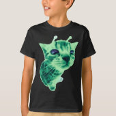 Gnarp Cat Silly Alien Cat Meme Brainrot Meme Funny Tシャツ (正面)