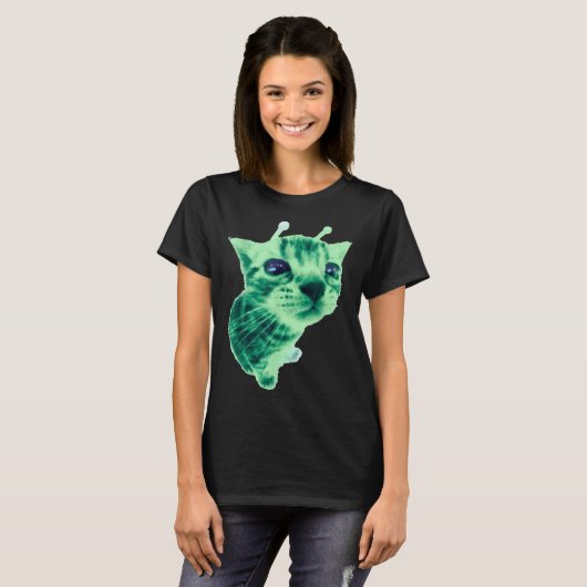 Gnarp Cat Silly Alien Cat Meme Brainrot Meme Funny Tシャツ (正面フル)