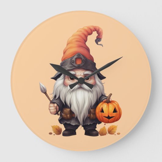 Gnom gnome ラージ壁時計 (正面)