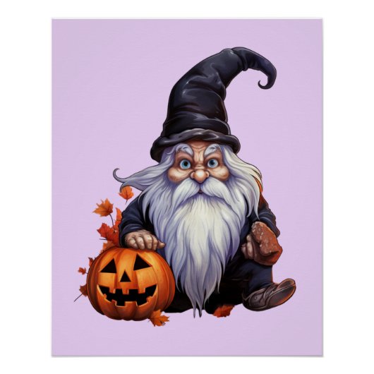 Gnom gnome Halloween ポスター (正面)